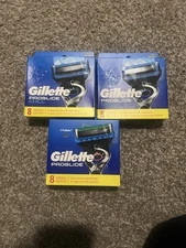 Gillette Fusion Razorblade refill cartridges 8 CHILL  (LOT 3 )Proglide bladesl