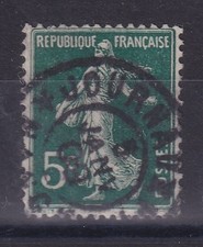 France année 1907 Type II Semeuse fond plein sans sol N° 137 obl réf 16477