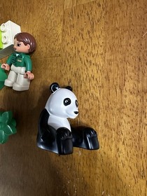 LEGO DUPLO Panda Set 6173 Zookeeper Panda Animals Preschool Box Plastic 8 Pieces