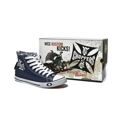 West Coast Choppers Warrior Hi-Tops Moto Motorcycle Casual Shoes 