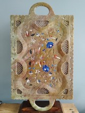 Hardstone Carved Tea Tray