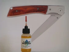 Liquid Bearings, Awesome 100%-synthetic oil for folding or fixed knives, READ!!!