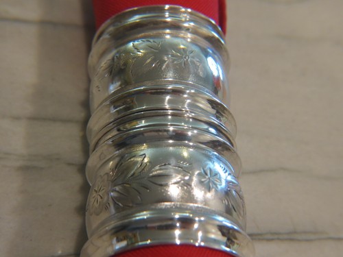Gorham #1150 Sterling Silver Napkin Rings 2 each 27.2 grams. - Picture 6 of 11