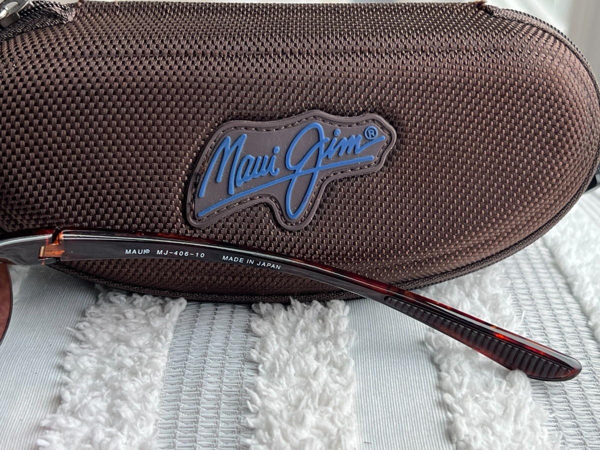 Maui Jim Pipeline MJ 406 10 Dark Tortoise Frame + Maui Rose