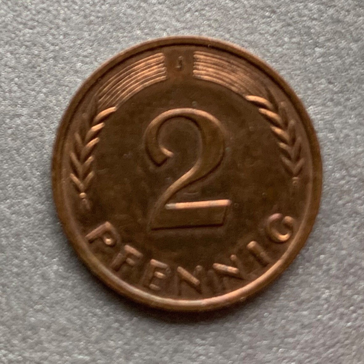 2 Pfennig 1966 J Nicht Magnetisch Wert 2 Pfennig J 1966 nicht magnetisch Kupfer Bundesrepublik Deutschland