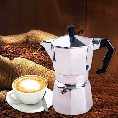1/3/9 Cup Expresso Coffee Percolator Perculator Aluminum Moka Pot Latte Maker