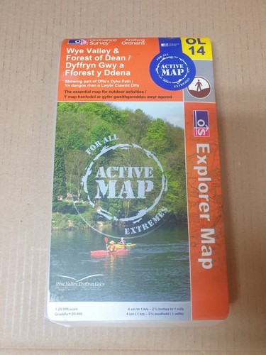 Ordnance Survey Explorer Active Laminated Map CHOOSE A MAP MANY AVAILABLE - Picture 195 of 198