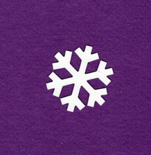 SNOW FLAKE die cuts scrapbook cards