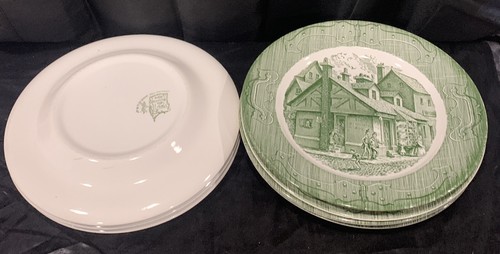 Royal China(USA) "The Old Curiosity Shop" 7 Dinner Plates - Picture 5 of 9