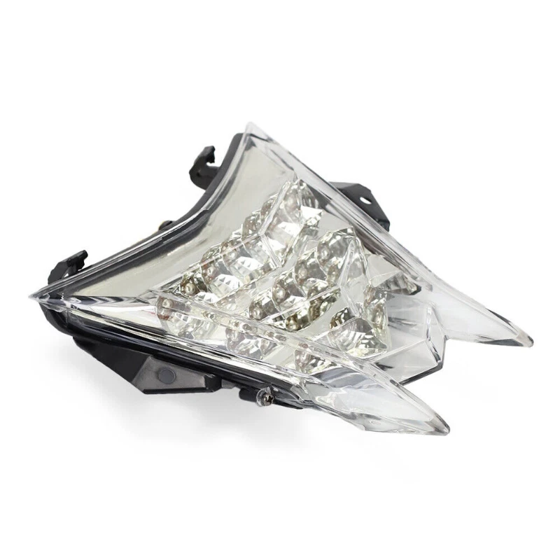 Intermitente de señal de giro de luz trasera LED integrado transparente para BMW S1000R HP4 S1000RR Foto 3 de 4