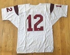 CHARLES WHITE Signed USC TROJANS Jersey, 2x All-American, Heisman, All-Pro,