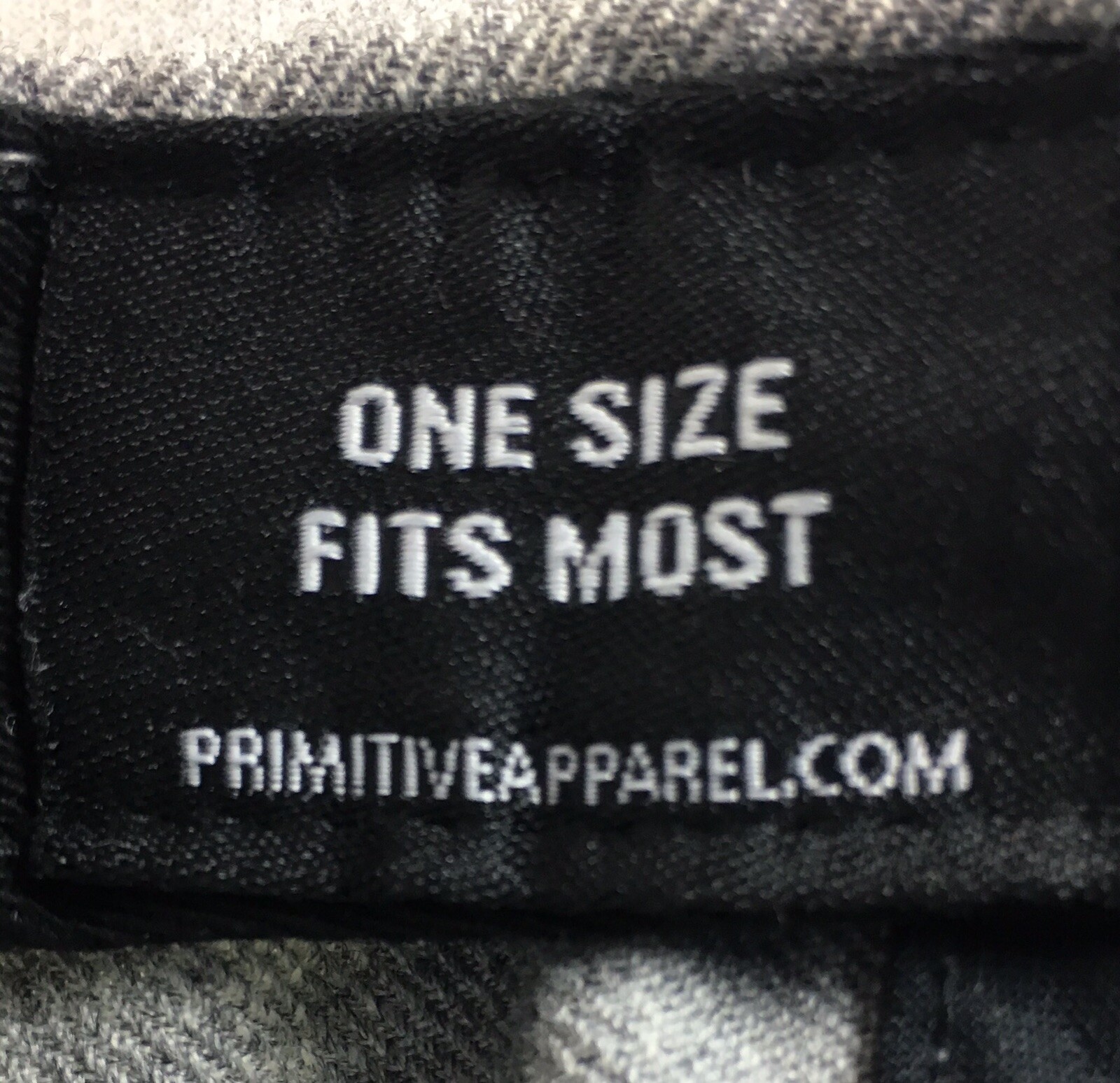 Primitive Nuevo Script Baseball Cap Gray Headwear… - image 7