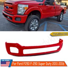 For Ford F250 F-350 Super Duty Truck 2011-16 Front Bumper Face Bar Vermilion Red