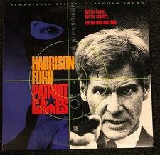 PATRIOT GAMES Laserdisc LD LV32530-WSRM Remastered Digital Surround Edition