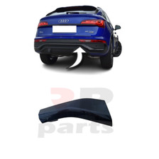 Für Audi Q5 2022 - 2024 Neu Hinten Stoßstange Unten Mittel Teil Glänzend Schwarz