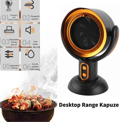 Portable Desktop Range Hood Detachable Filter Oil Collection Küchenauspuff