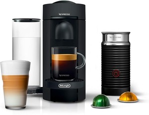 Nespresso por De'Longhi Env 150 BMAE VertuoPlus \u0026 Aeroccino aparato para  hacer espuma con la leche NUEVO | eBay