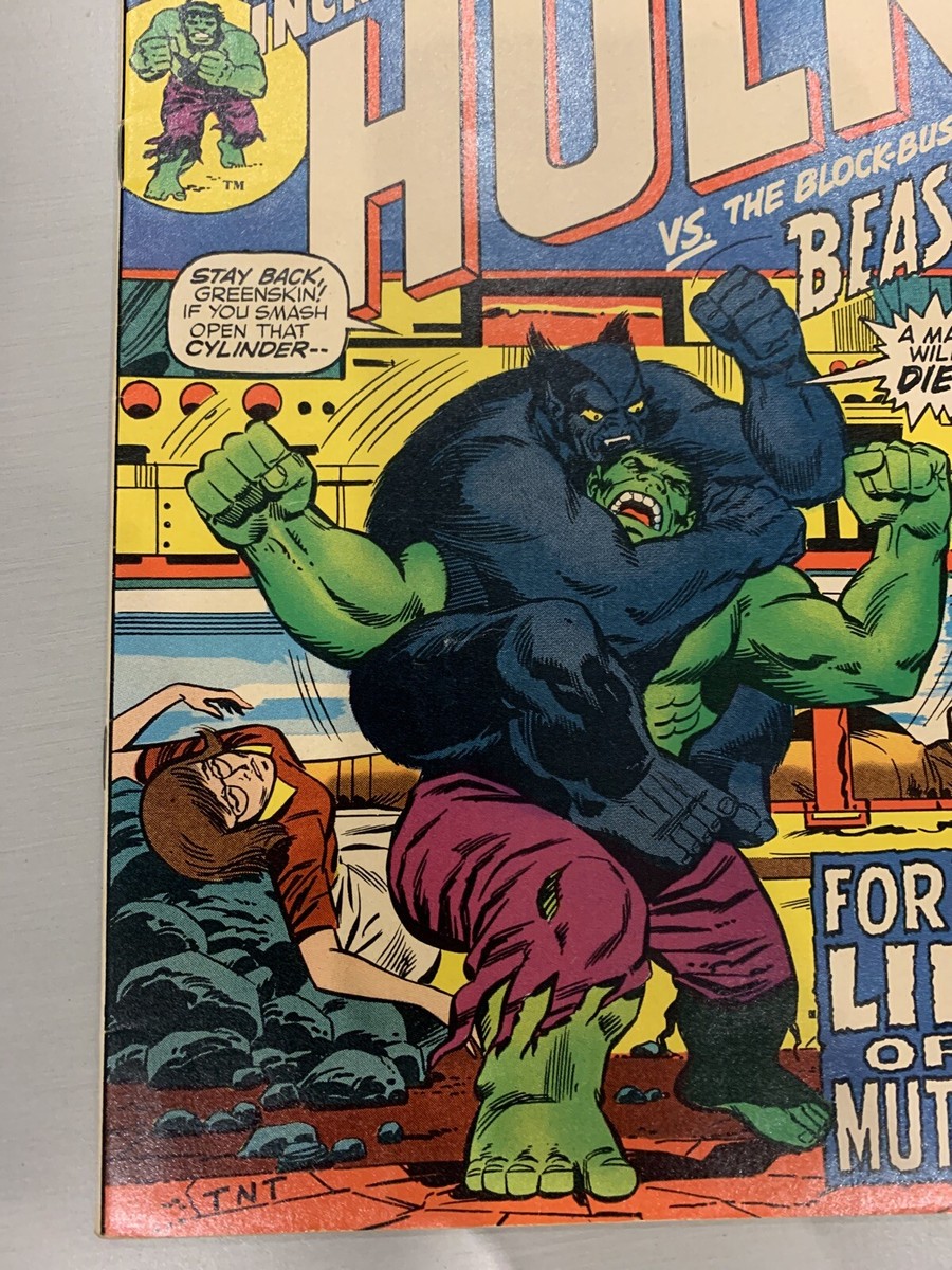 🔥 Incredible Hulk # 161 •VF+ (8.5)•BEAST Appearance & 🔑THE