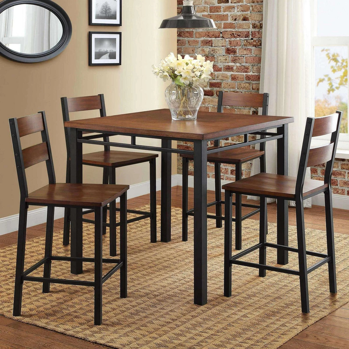 5 piece oak dining set hot sale