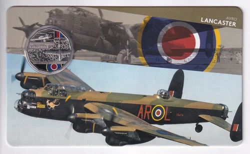 AUSTRALIAN: 2021 50 CENT CENTENARY AIR POWER AVRO LANCASTER COIN #MID3428