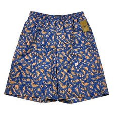 Field Stream Youth Swim Pull On Shorts Size XL Blue Doodle Fish Orange Print