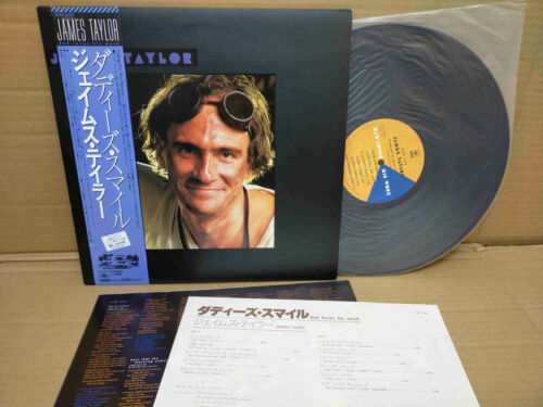 JAMES TAYLOR / DAD LOVES HIS WORK 25AP1995 JAPAN LP w/OBI 40870 - Afbeelding 1 van 3