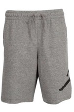 NIKE Air Jordan Jumpman BIG LOGO Shorts 85B483-GEH GRAY Boys Size LARGE - NEW