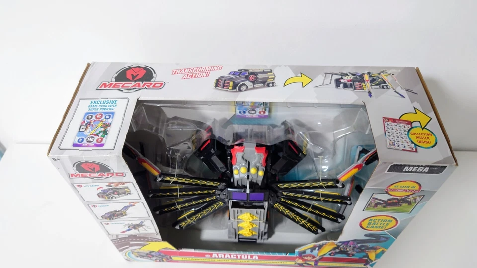Mecard Mega Aractula Action Battle Game Toy - New Sealed - Image 3 of 4