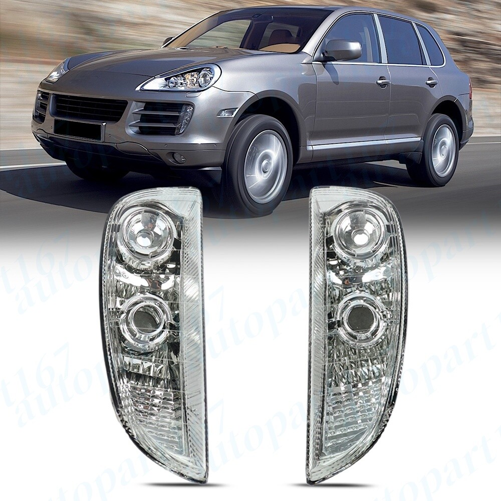 For Porsche Cayenne 2007-2010 PAIR Fog Light Day Running Light 95563118102/202