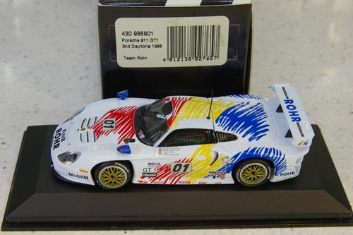 1/43 Minichamps 1998 Porsche 911 GT1 #01 Daytona 2nd Team Rohr 430986801 - 第 1/11 張圖片
