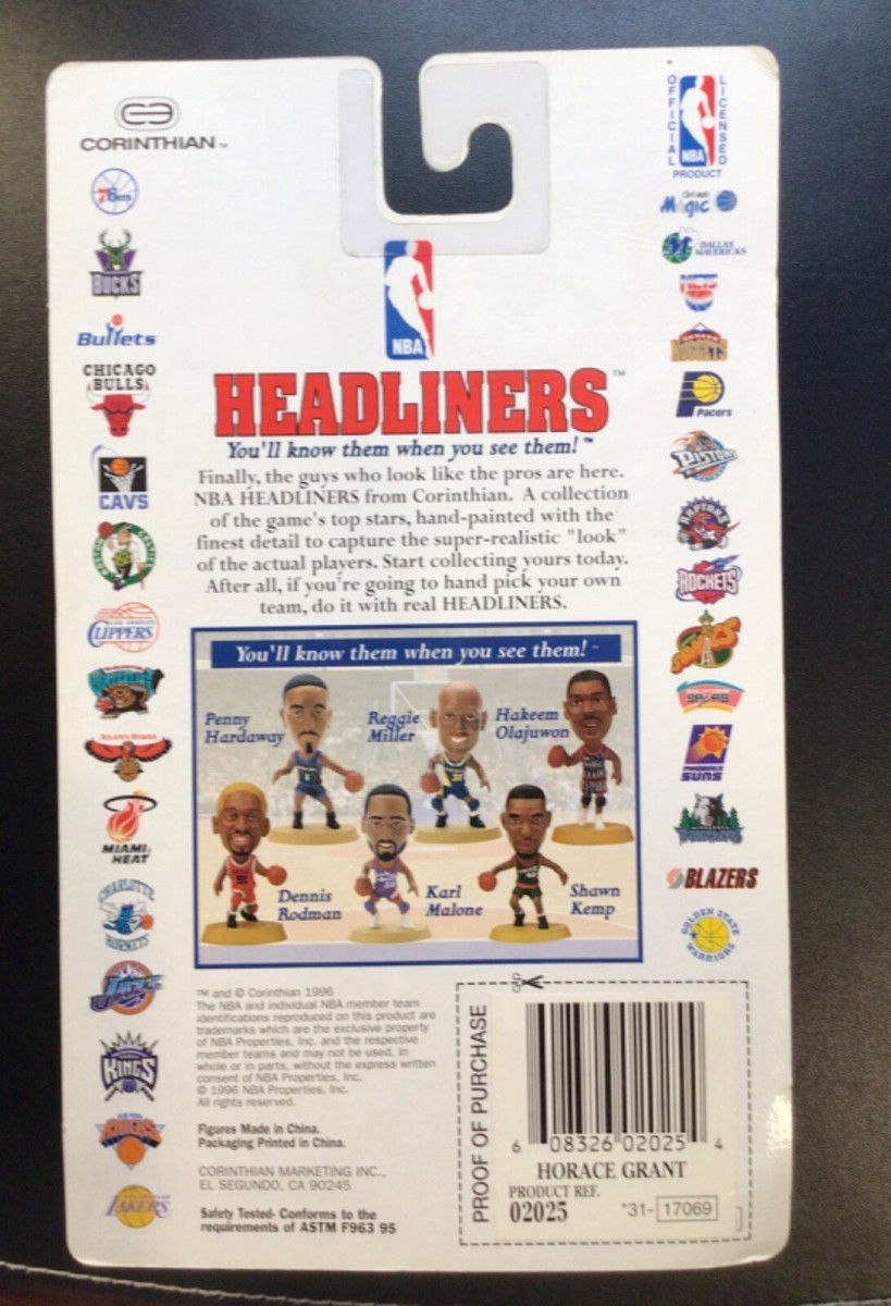 1996 NBA Corinthian NBA Headliners 3” Figure, Select Player | eBay