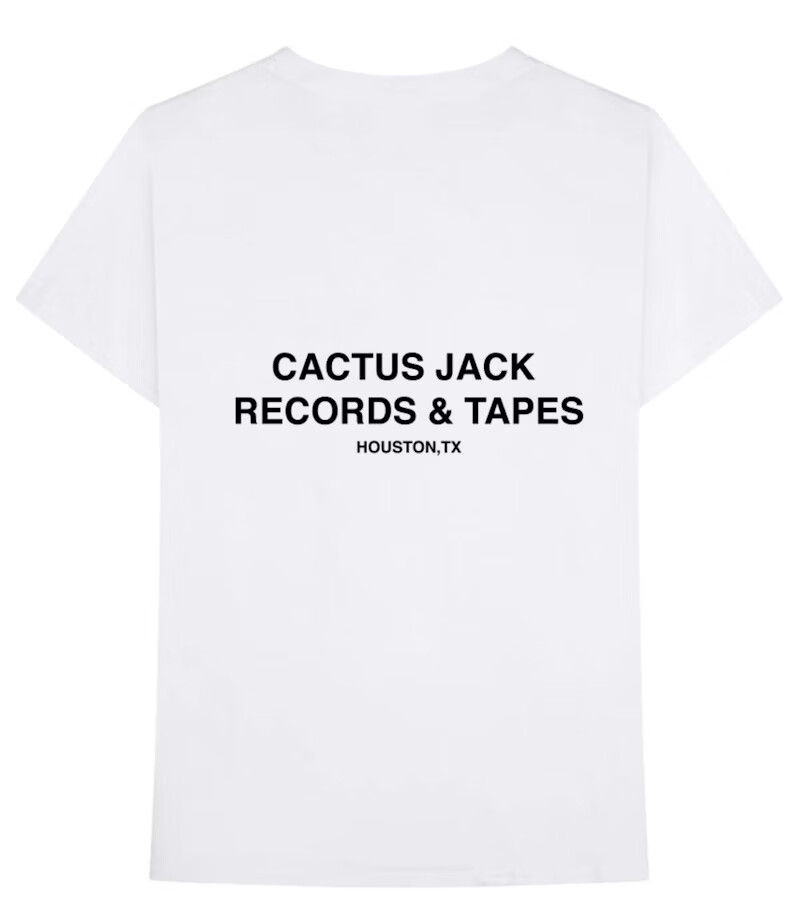 Футболка с Трэвисом Скоттом Cactus Jack Records - Tapes белая 83665-133 мужской размер L-2XL 9290₽