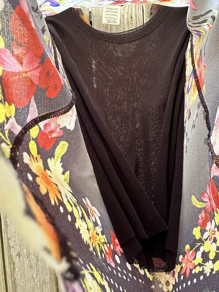 Fuzzi Mesh Top Size Small Jean Paul Gaultier Long Sleeve Y2K Abstract