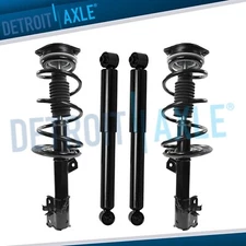 AWD Front Strut w/Coil Spring Assembly Rear Shock Kit for 2008-2012 Nissan Rogue
