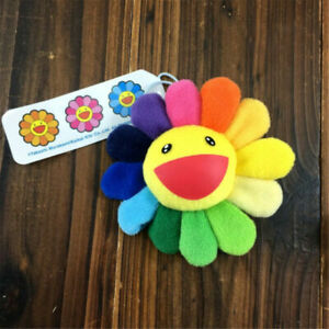 10 Color Takashi Murakami Flower Rainbow Strap Pin Broach Badge Kaikai Kiki Gift