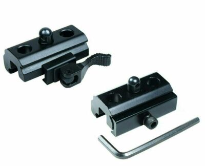 1 Bipod Sling Swivel Stud & 1 QR Harris Style Picatinny / Weaver Rail Adapter
