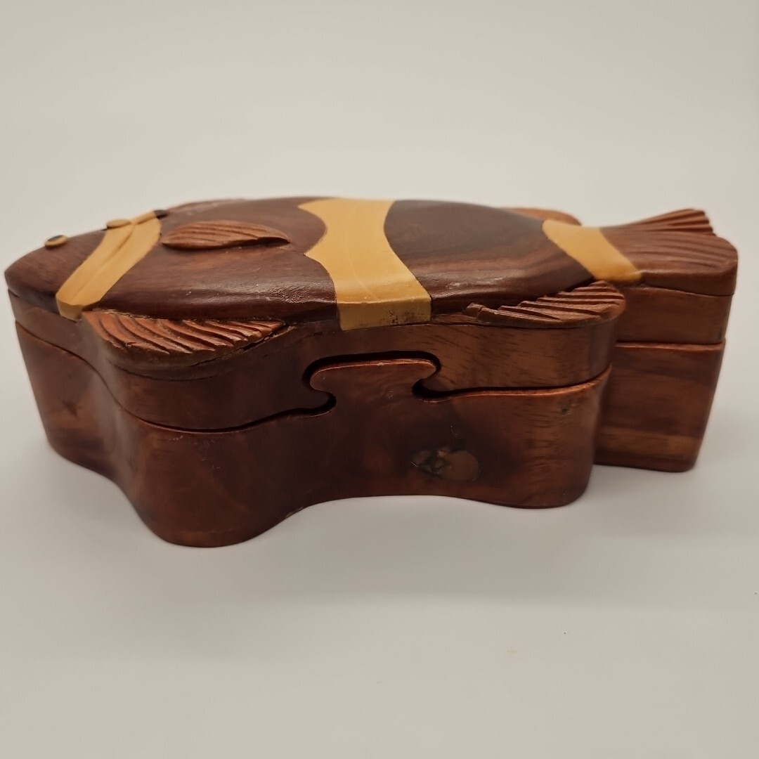 Wooden Fish Puzzle Box Made In Vietnam 7