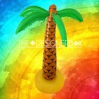 2x 90cm Inflatable Palm Tree Hula Luau Summer Party Decoration Hawaiian Beach