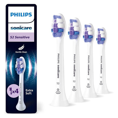 Philips HX6054/87 Sonicare S2 Sensitive Original Ersatzbürstenköpfe Refill