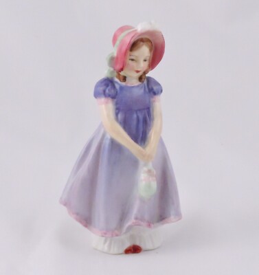 Royal Doulton Figurine Ivy HN1768 Purple Dress Bone China 4.75'' Rd. No.