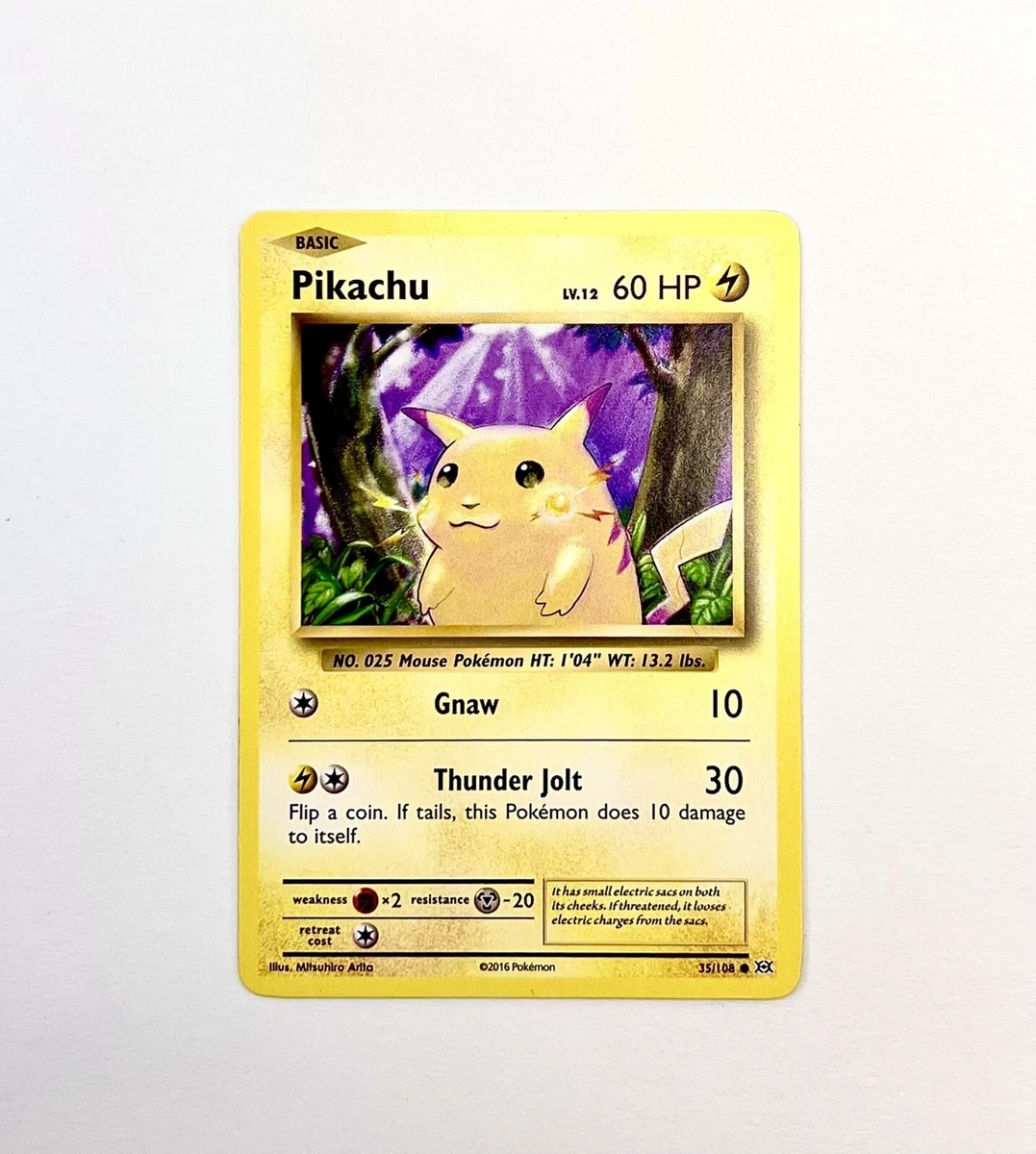 Rare shiny Pokémon Pikachu 2016 35/108