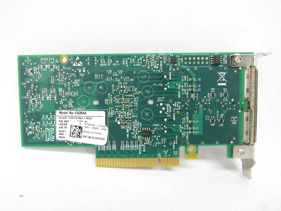 Mellanox Technologies ConnectX-3 MCX354A-FCBT 2-Port 10/40GB NIC Network Card - Image 3 of 4