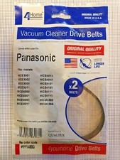 Panasonic MC-E3001, MC-E3002, MCUG302 Vacuum Cleaner Drive Belts X 2 Packet