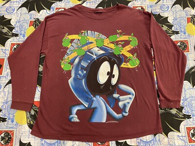 Marvin the Martian 1996 T-Shirt Beaky Buzzard Warner Bros. Men's L