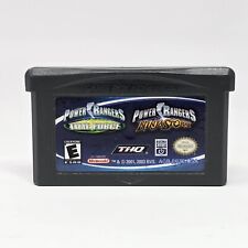 Power Rangers: Time Force & Ninja Storm (GameBoy Advance GBA) CLEANED & TESTED