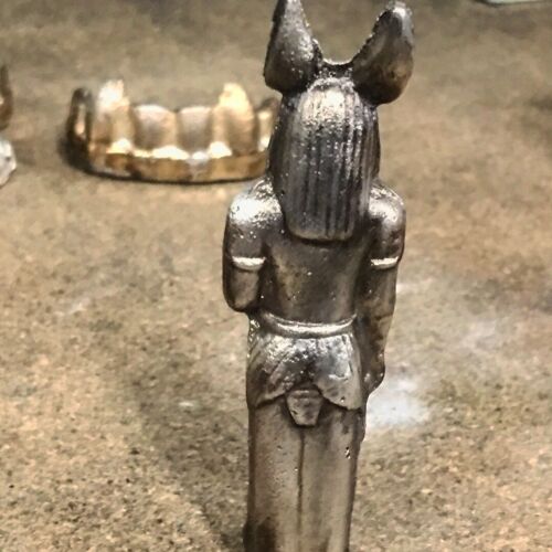 2.35 tr/oz MK BarZ 3D ANUBIS Statue .999 Fine Silver Statue - Picture 3 of 3