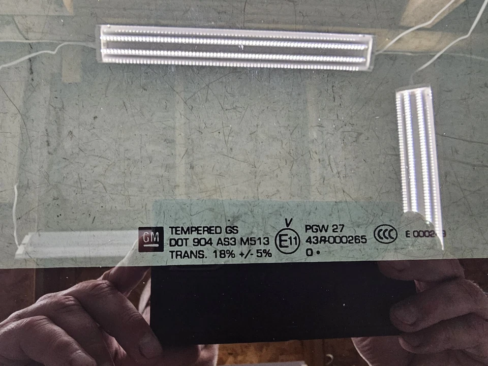 Buick Lacrosse techo corredizo trasero vidrio panorámico OEM 2011 2012 2013 2014-2016 7821 Foto 3 de 4