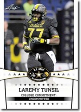25-Count Lot 2013 LAREMY TUNSIL Leaf US Army All-American RCs