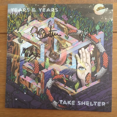 Years & Years - Take Shelter 7'' Vinyl Signed Autographed