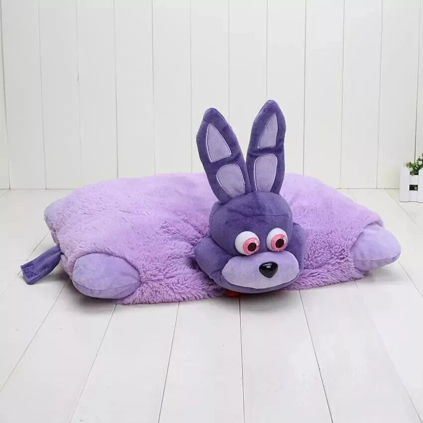 Almohada de felpa FNAF Freddy Foxy Chica Bonnie 43 cm x 30 cm felpa cojín/mochila Foto 3 de 4